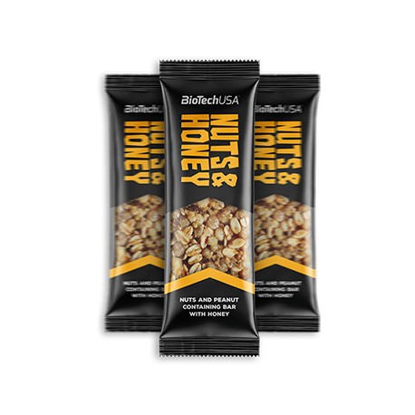 Nuts & Honey Bars 35 g Biotech Usa