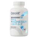 OstroVit Triple Magnesio + B6 P-5-P 90 cápsulas